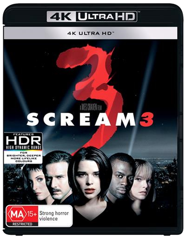 Scream 3 4K Blu-ray (SteelBook)